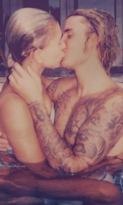 hailey baldwin justin bieber kiss