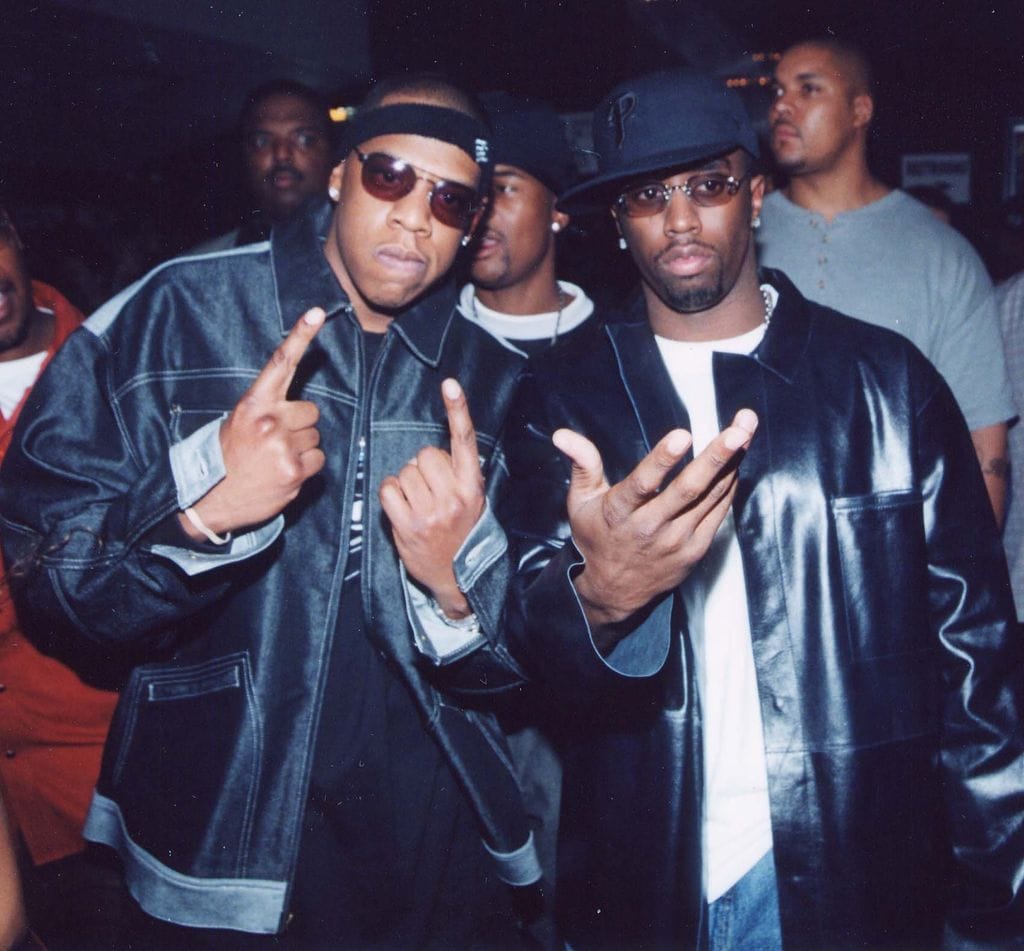 Jay Z y Sean "P. Diddy" Combs en el año 2000