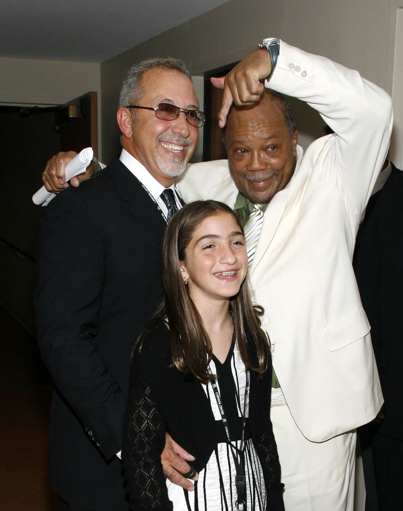 Quincy Jones y Emilio Estefan 