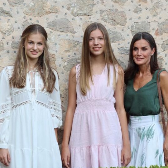 Reina Letizia y sus hijas