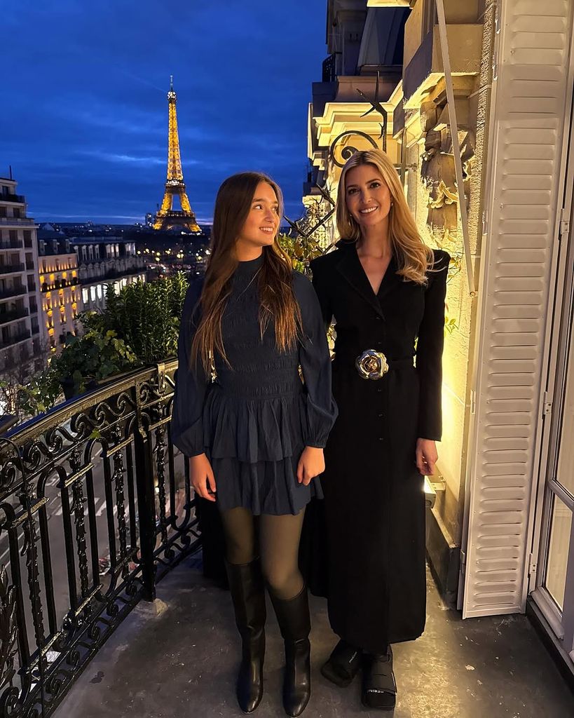 Arabella Rose y Ivanka Trump en París 