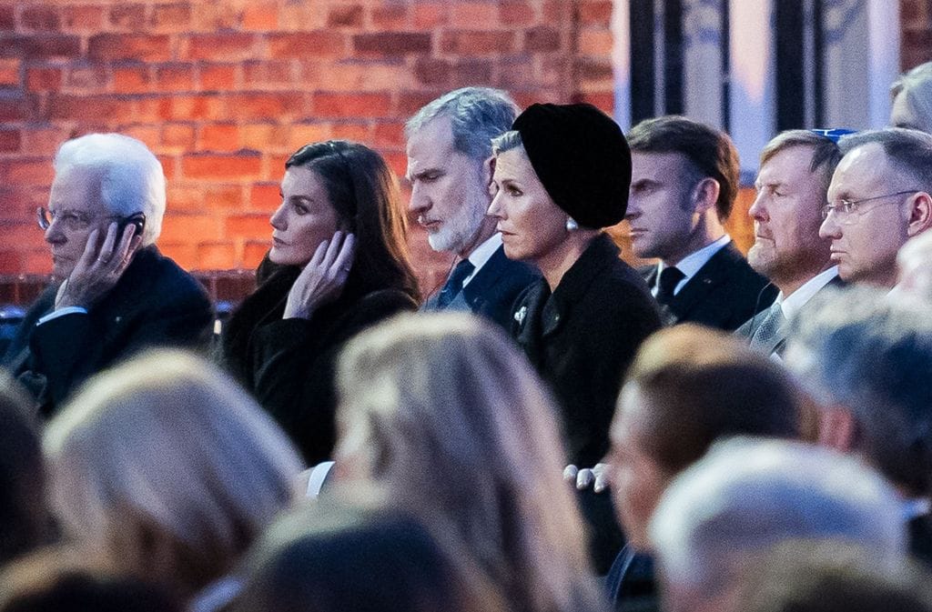 Felipe VI y Doña Letizia acuden a la conmemoración del 80º aniversario de la liberación del campo de concentración y exterminio de Auschwitz-Birkenau