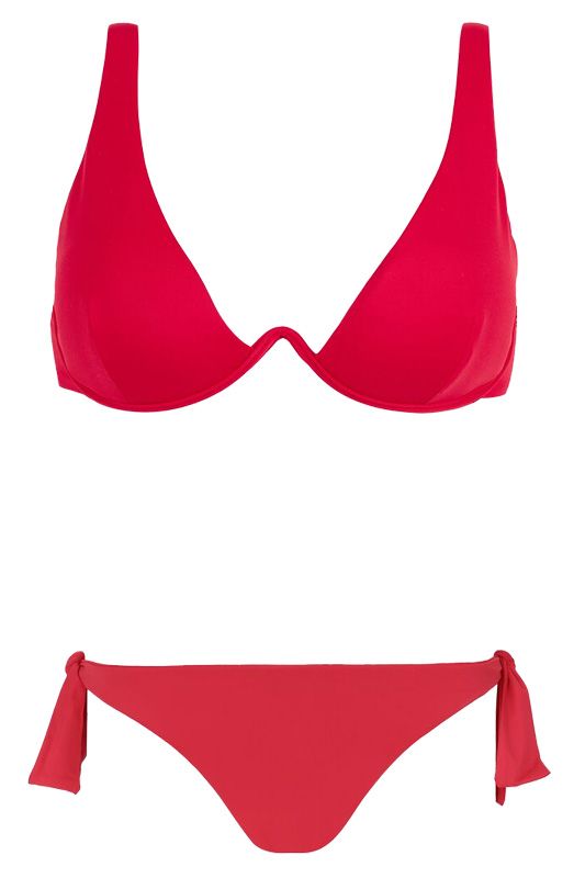 biquini rojo calzedonia