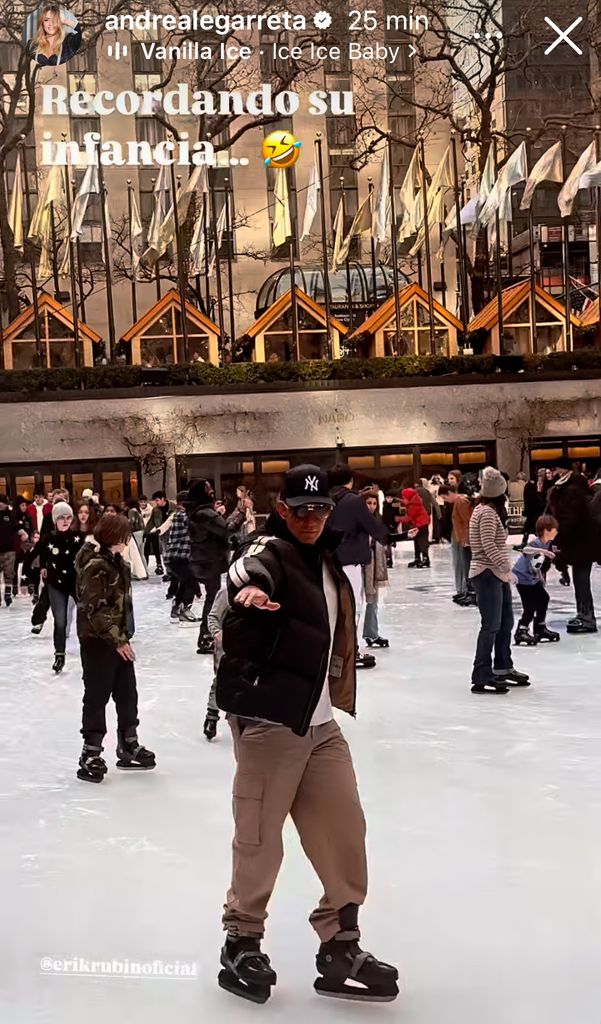 Erik Rubín en The Rink, en el Rockefeller Center.