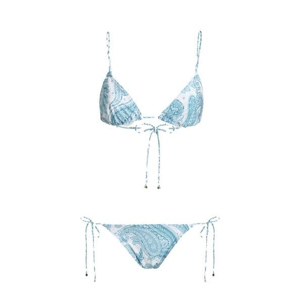 bikini azul etro