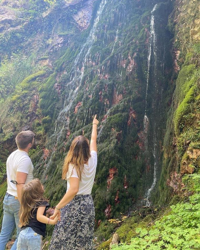 Natalia Verbeke, Marcos Poggi y su hija Chiara