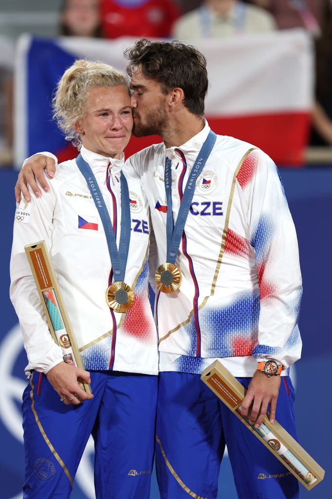  Katerina Siniakova y Tomas Machac. Juegos Olímpicos París 2024