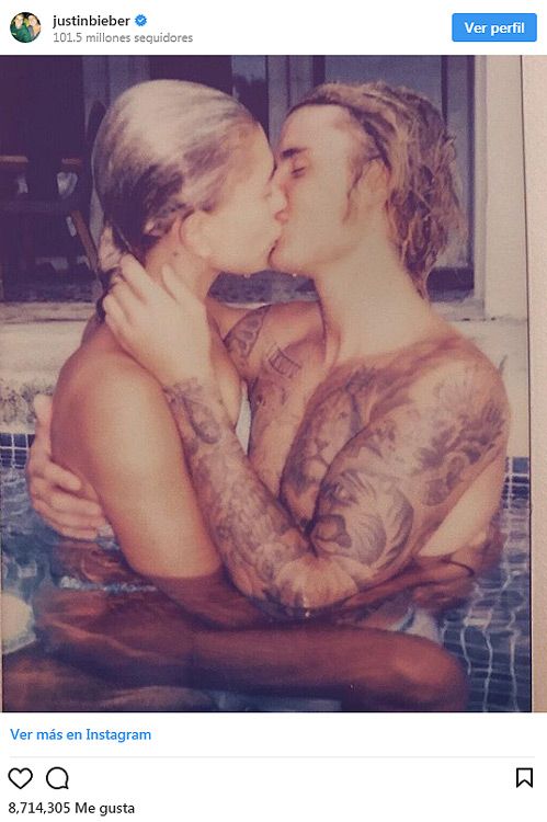 Justin Bieber presume de su amor por Hailey Baldwin ante los divertidos comentarios de sus amigos