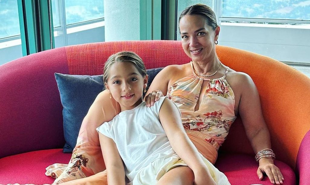 Adamari López y su hija Alaïa