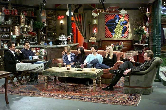 Los protagonistas de 'Friends' en el Central Perk