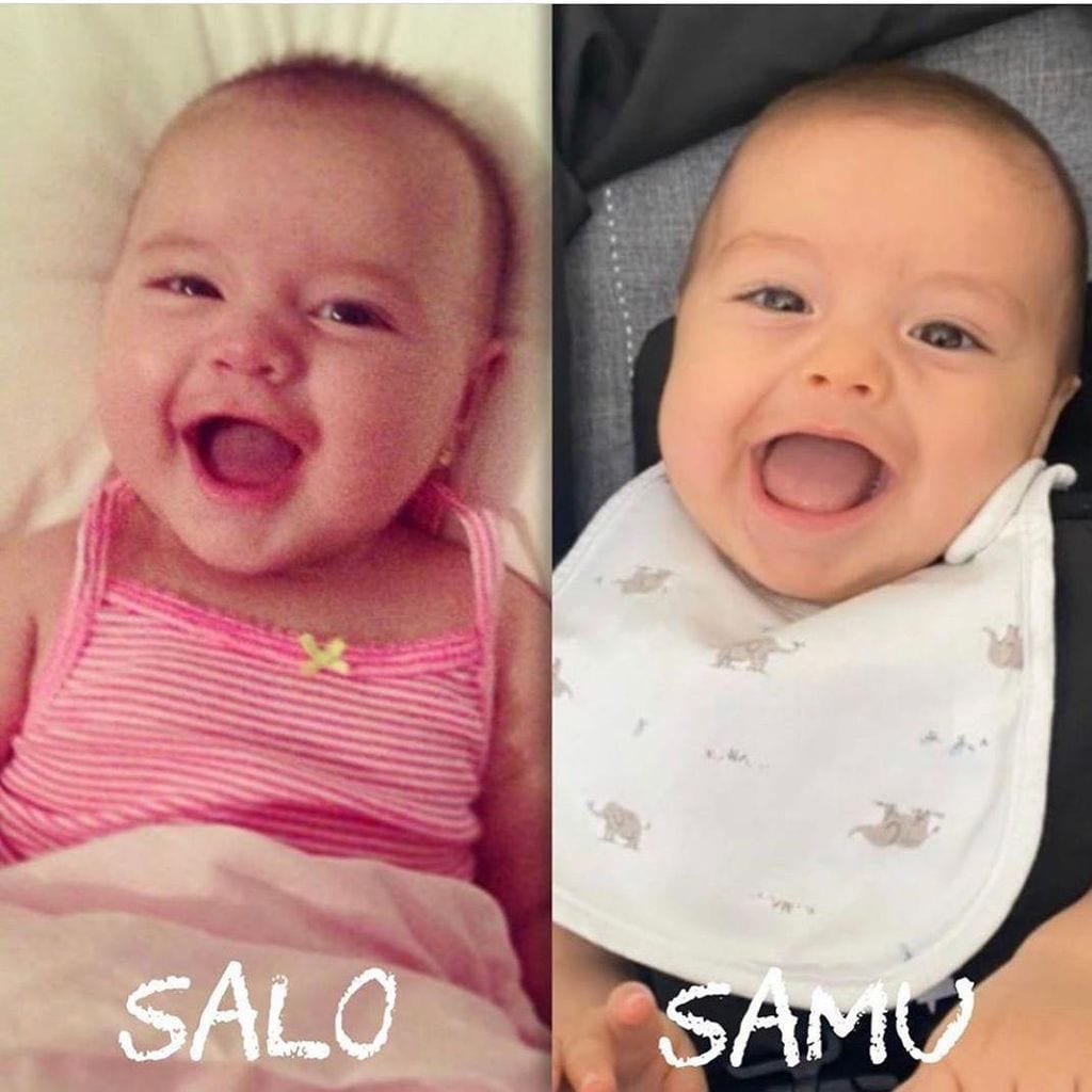 james rodr guez y sus hijos salom y samuel