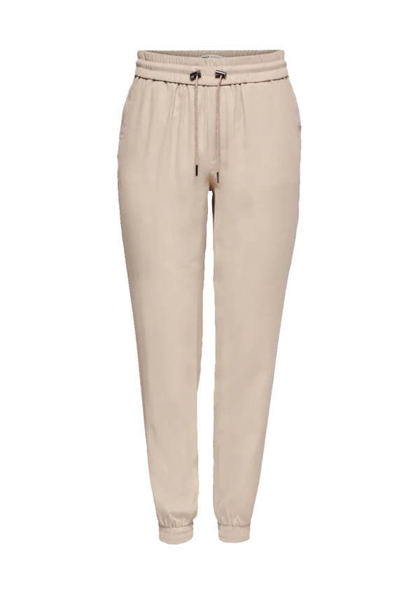 pantalones joggers beige