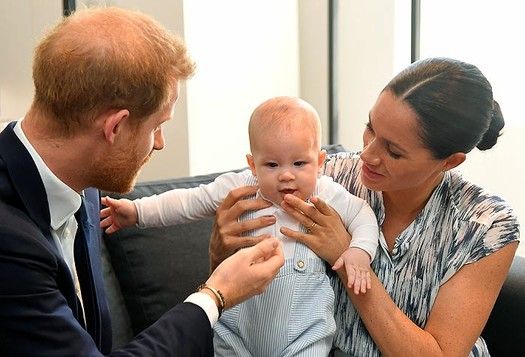 Meghan Markle, príncipe Harry y Archie