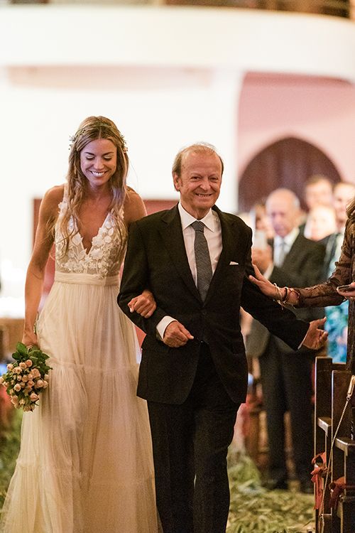 Vestido de novia romántico