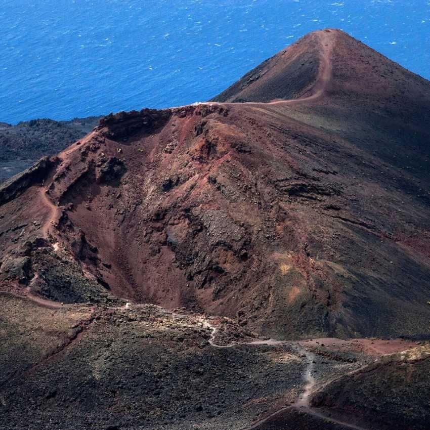 volcanes de tenegua en la isla de la palma