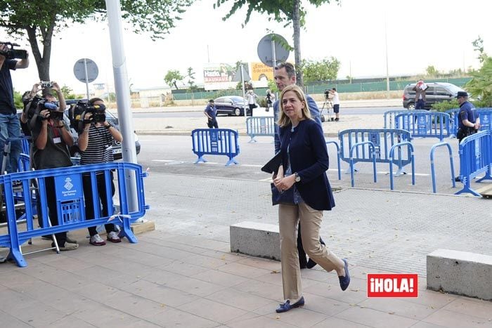 La infanta Cristina ha vuelto a la sesión de lectura de las conclusiones finales de la defensa
