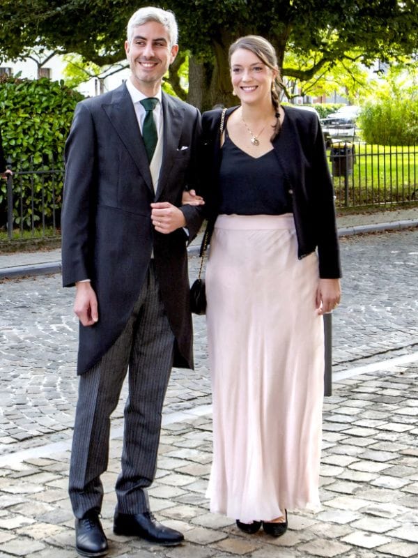 Alexandra de Luxemburgo y su marido