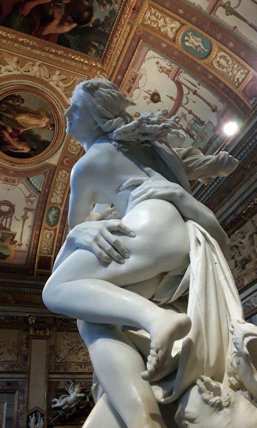 el rapto de proserpina de bernini joya de la galeria borghese de roma