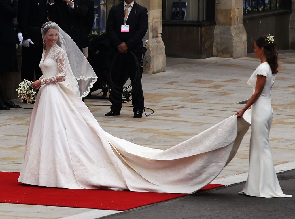 Pippa Middleton en la boda de Kate Middleton 