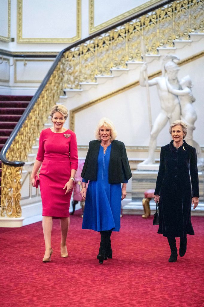 Reina Camilla y Matilde de Bélgica