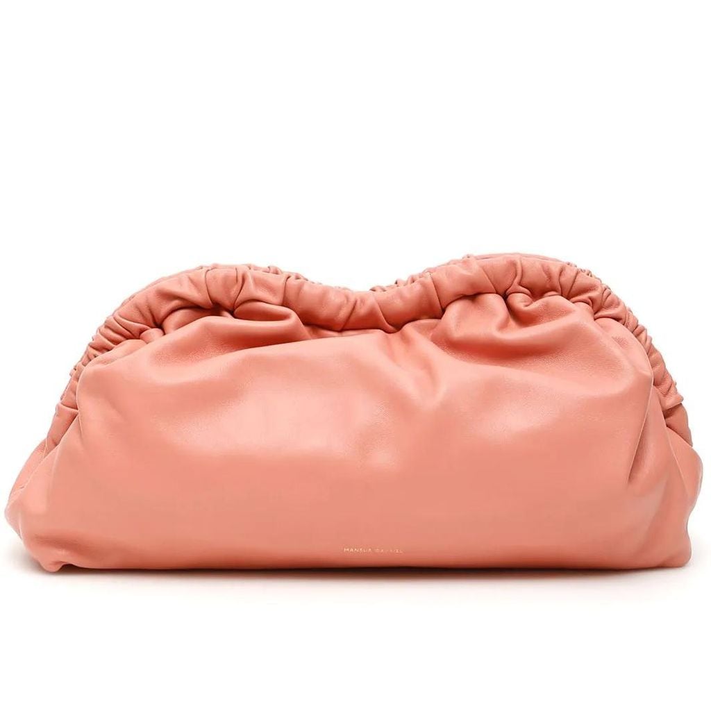 cloud lambskin cluth de mansur gavriel