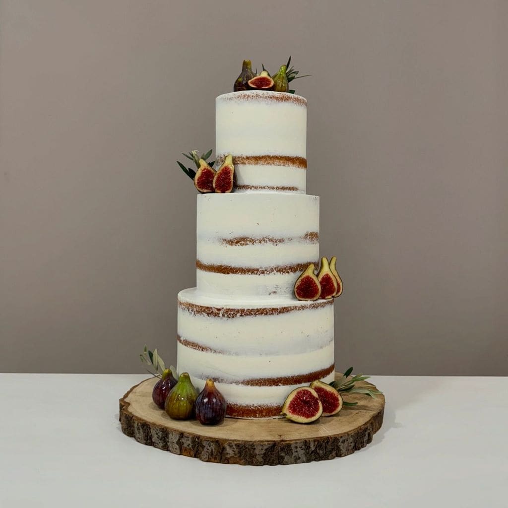 Tartas de boda con frutas de temporada