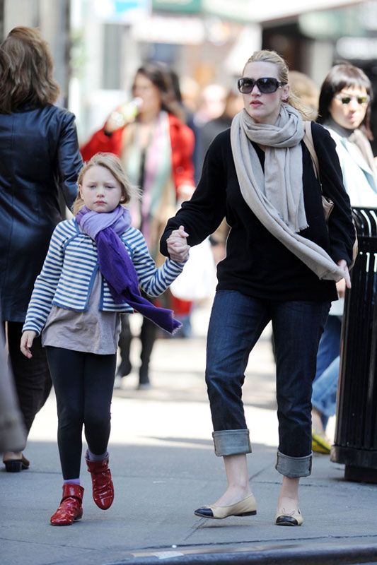 Kate Winslet y su hija Mia Threapleton