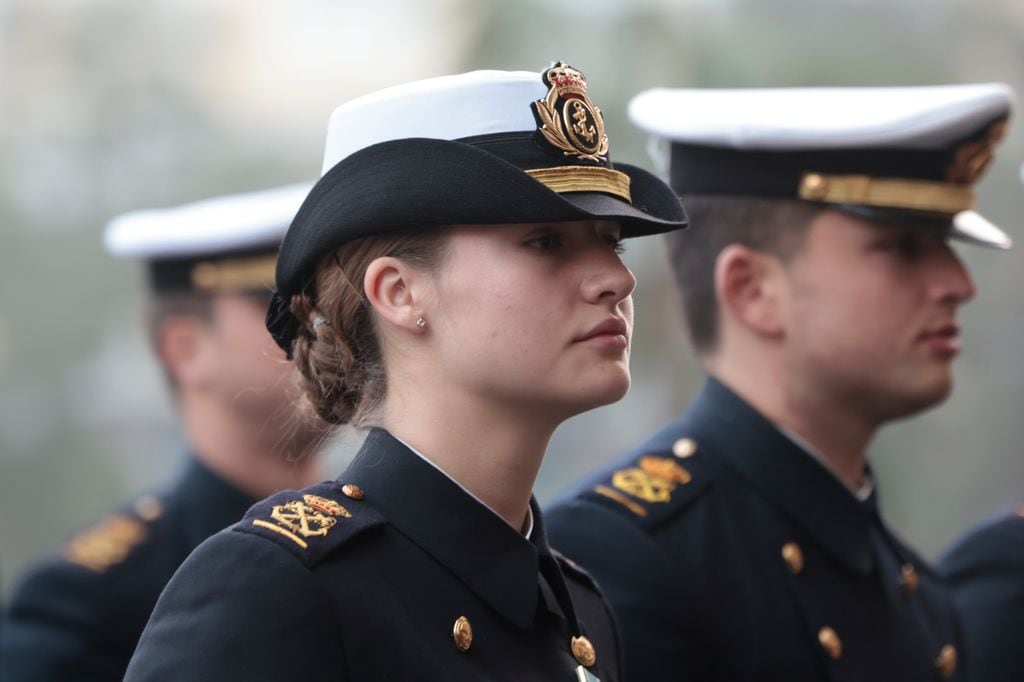 LA PRINCESA LEONOR VISITA EL AYUNTAMIENTO DE CADIZ A 24 HORAS DE PARTIR CON EL BUQUE JUAN SEBASTIAN ELCANO