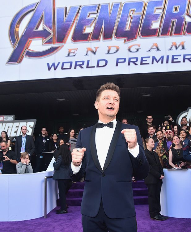 Jeremy Renner en el estreno de 'Los Vengadores'