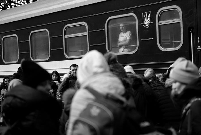 Refugiados ucranianos Polonia