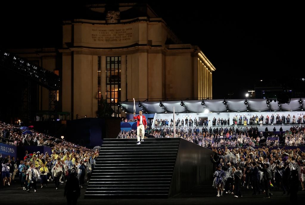 Rafa Nadal. Ceremonia apertura Juegos Olímpicos París 2024