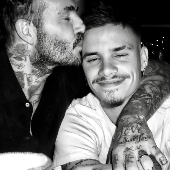 David Beckham y su hijo