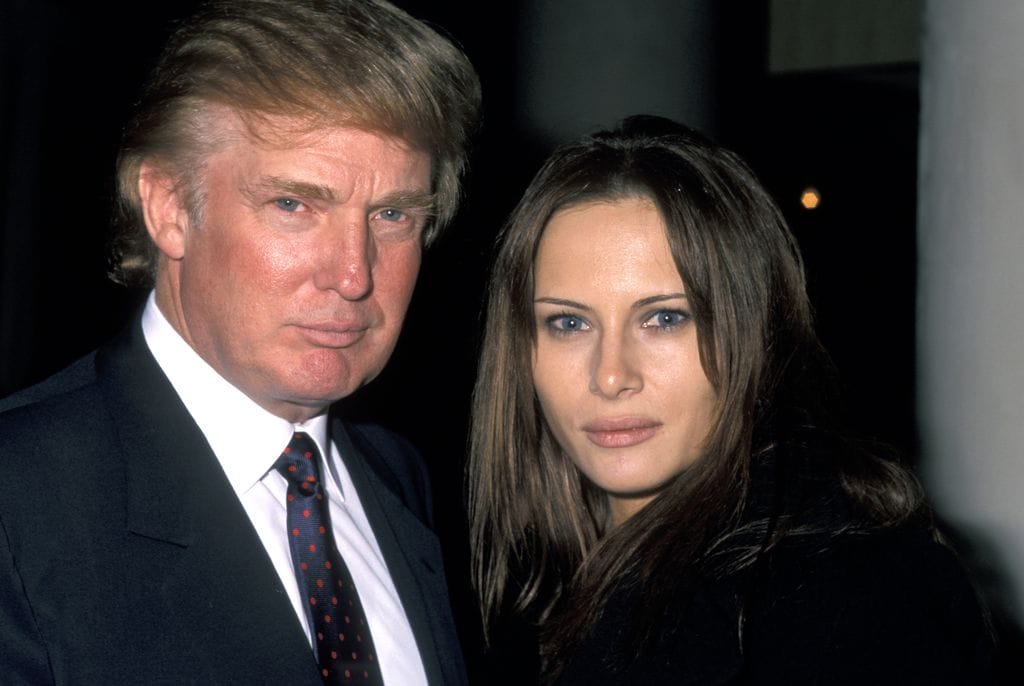 Donald and Melania Trump in a file photo