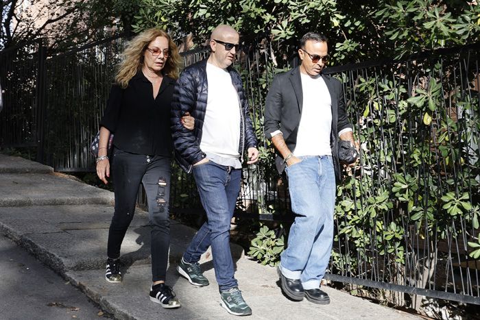 Belén Rodríguez, Luis Rollán y Gustavo visitan a María Teresa Campos