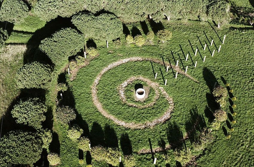 Jardín de la Fonte Baixa en playa Segunda de Luarca, Asturias