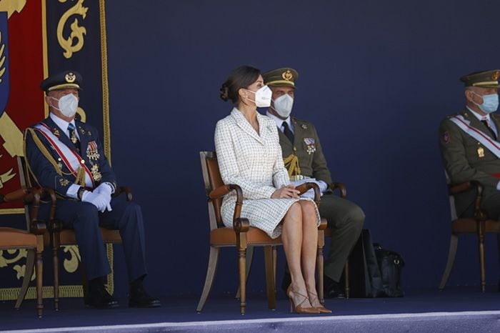 Reina Letizia preside un acto castrense en la Academia de Aviación del Ejército de Tierra