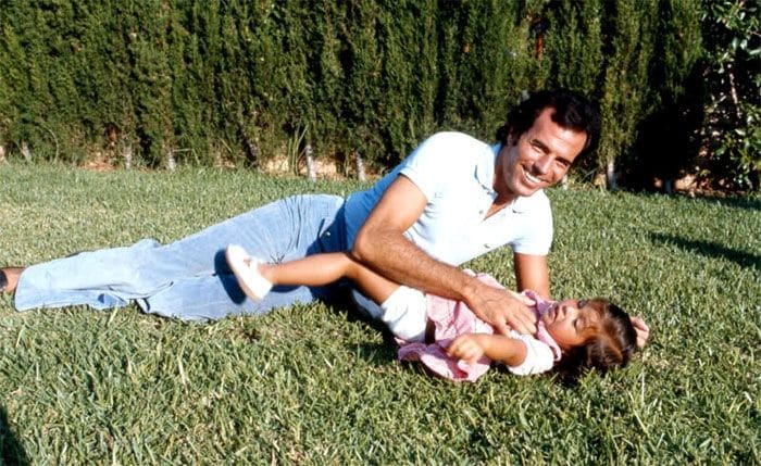 Julio Iglesias y su hija Chábeli