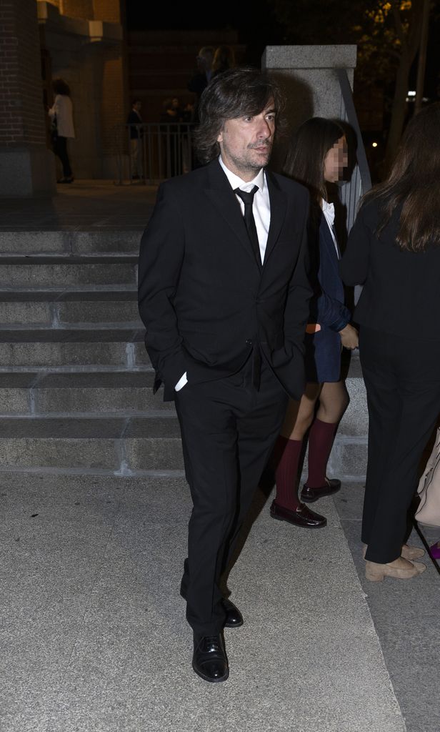 Gelete Nieto, en el funeral de Carlos y Caritina Goyanes, 23 de septiembre de 2024, Madrid