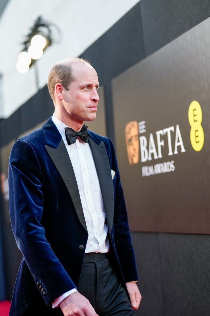 El príncipe William se hizo ‘presente’ en los BAFTA