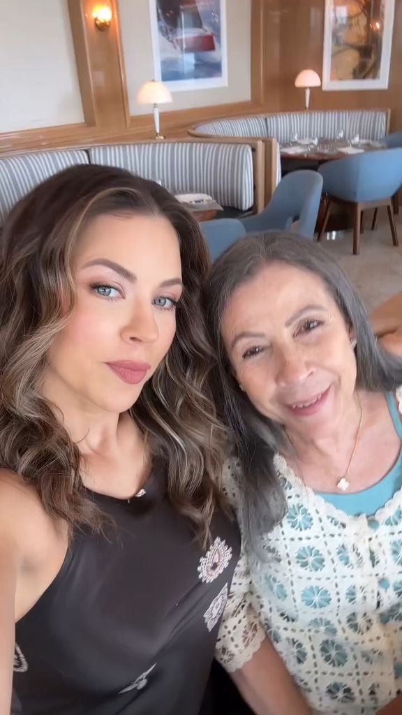 Ximena Duque y su mamá