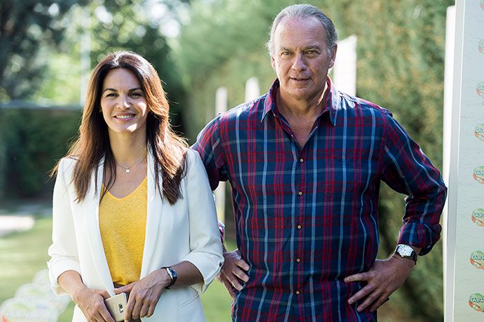 Bertín Orborne y Fabiola Martínez