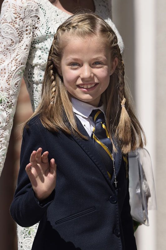 La Princesa de Asturias admitió estar "muy nerviosa" durante la ceremonia
