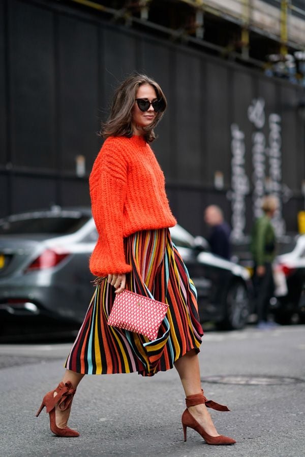 look trabajo jersey vestido colores