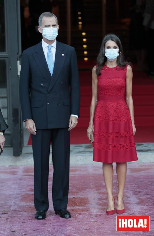 Don Felipe y doña Letizia, en el estreno de la nueva temporada del Teatro Real