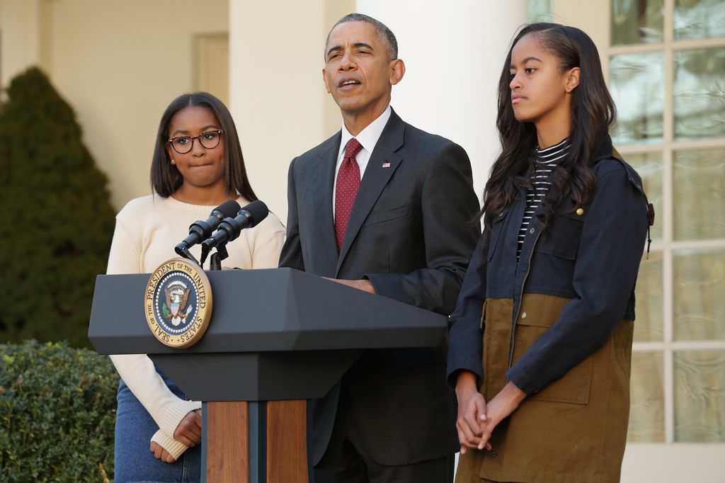 Michelle revealed that his daughters got tired of attending the annual pardum in thanksgiving