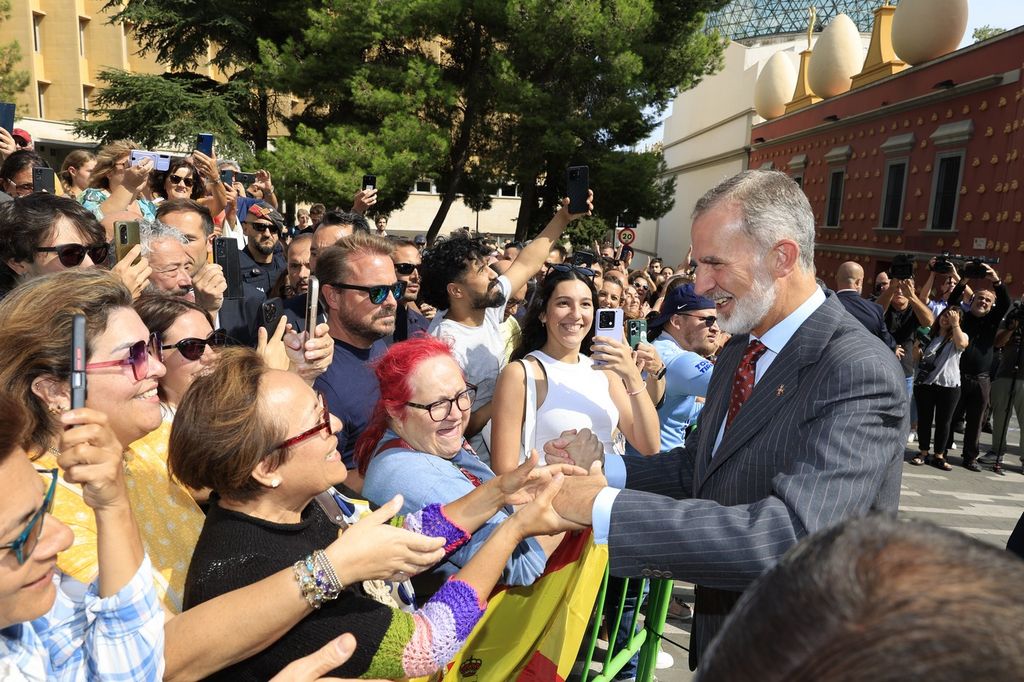 Felipe Vi en la Casa Museo Dalí