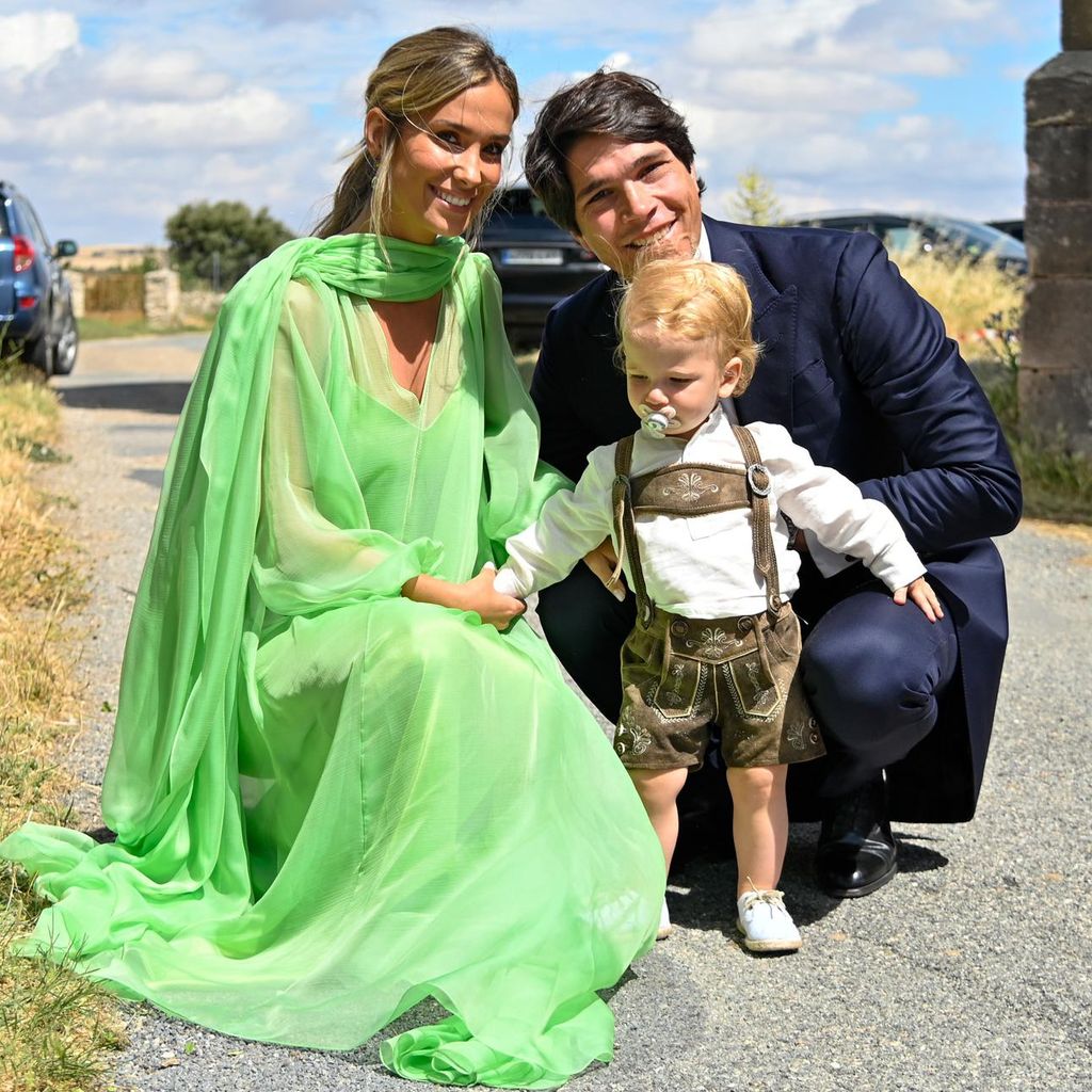 María Pombo y Pablo Castellano con Martin Castellano