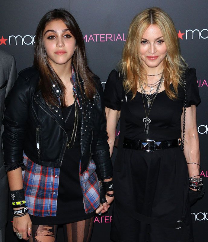 Madonna con su hija Lourdes Leon 