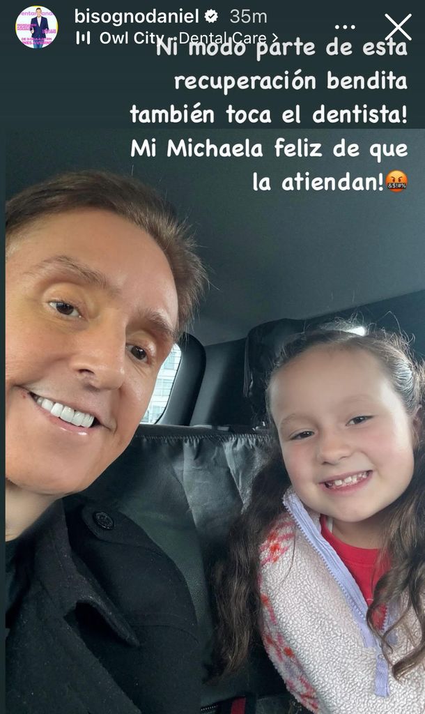 Daniel Bisogno y su hija Michaela.