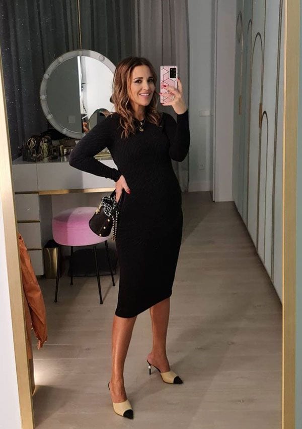 paula echevarria vestido negro